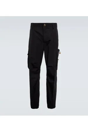 VERSACE: Cargo Pants in cotton blend - Beige