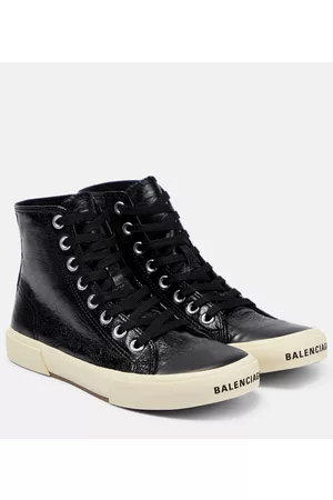 Balenciaga Paris high-top leather sneakers