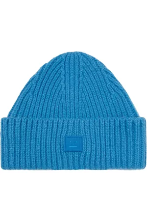 Acne Studios Beanies - Face wool beanie