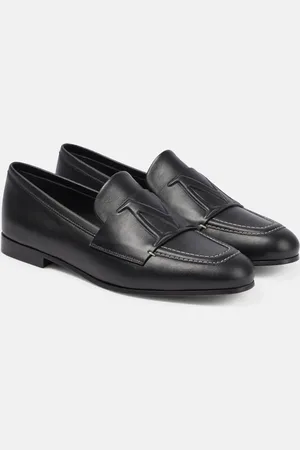 Max Mara Lize leather loafers