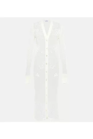 Jean Paul Gaultier Sequined net midi dress