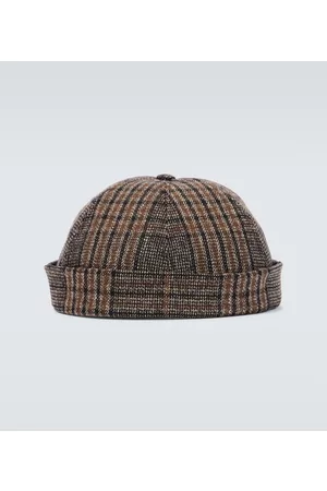 Gucci Men Hats - Checked wool hat