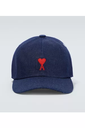 Ami Logo denim baseball cap