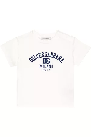 Dolce & Gabbana Baby logo cotton jersey T-shirt