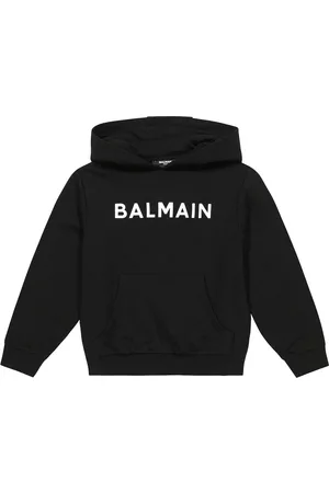 Balmain Logo cotton hoodie