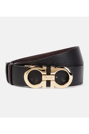 Salvatore Ferragamo Gancini reversible leather belt