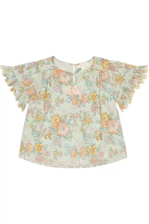 Louise Misha Girls Blouses - Feliza floral cotton blouse