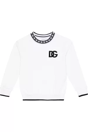 Dolce & Gabbana Sweatshirts - DG cotton jersey sweatshirt