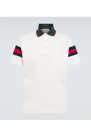 Gucci - Men - logo-embroidered Cotton-Blend Piqué Polo Shirt Blue - XXL