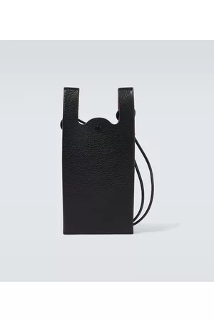 Maison Margiela Men 17 Inch Laptop Bags - Leather phone pouch