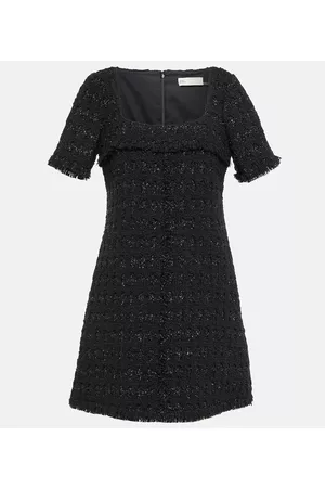 Tory Burch Women Dresses - Wool-blend bouclÃ© minidress