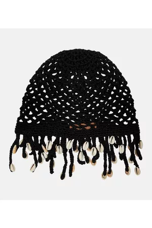Alanui Women Hats - Mother Nature embellished crochet hat