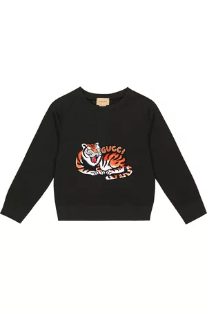 Gucci Printed cotton jersey sweatshirt