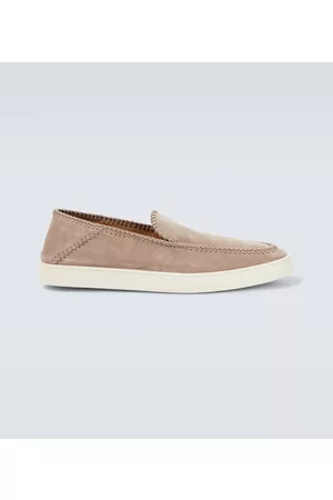 Armani Men Flip Flops - Divo suede slip-on