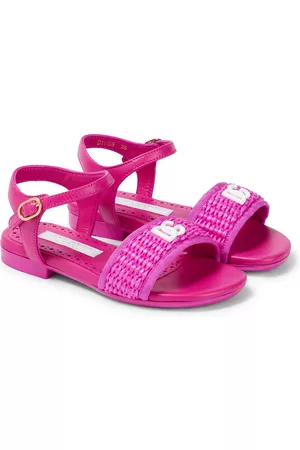 Dolce & Gabbana Embellished woven leather sandals