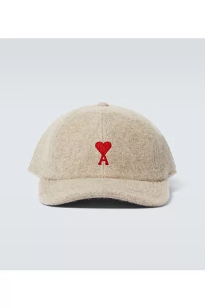 Ami Men Caps - Logo wool cap