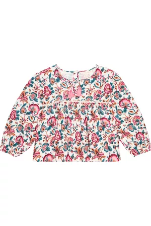Louise Misha Girls Blouses - Vally floral cotton blouse