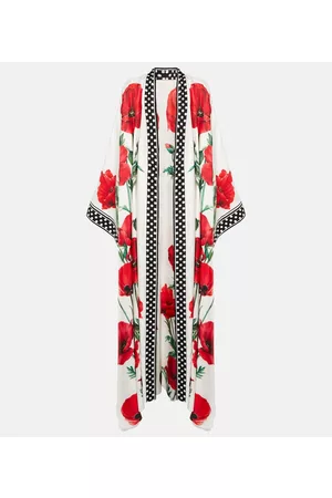 Dolce & Gabbana Women Kimonos - Printed silk kimono