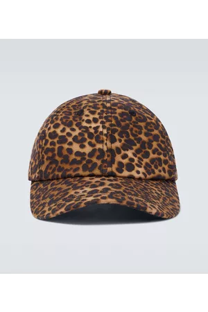 DRIES VAN NOTEN Leopard-print twill baseball cap