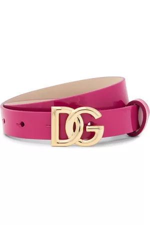 Dolce & Gabbana DG leather belt