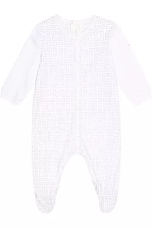 Givenchy Rompers - Baby logo cotton onesie