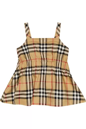 Burberry Baby Vintage Check cotton-blend dress