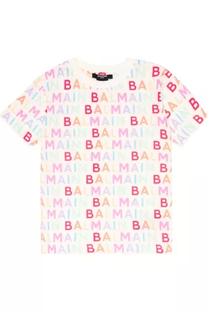 Balmain Logo printed cotton T-shirt