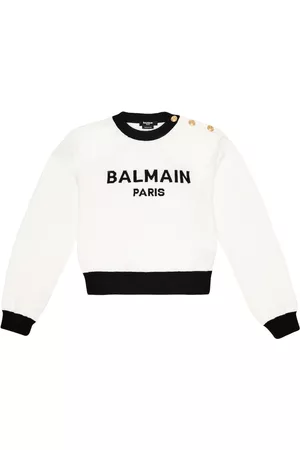 Balmain Logo wool-blend sweater