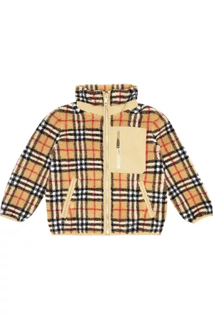 Burberry Baby Jackets - Vintage Check teddy jacket