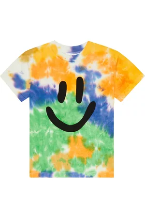 Molo Boys T-shirts - Roxo tie-dye cotton jersey T-shirt