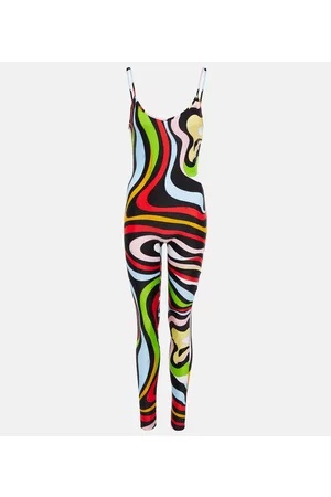 Puccini Printed jersey jumpsuit