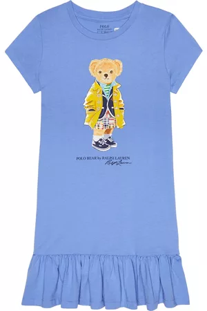 Ralph Lauren Baby Polo Shirts - Polo Bear cotton dress