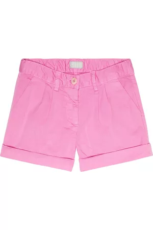 Il gufo Girls Bermudas - Cotton gabardine Bermuda shorts