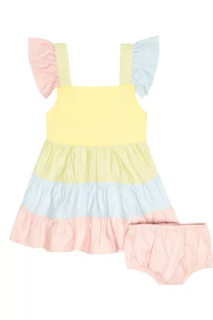 Stella McCartney Baby Dresses - Baby cotton dress and bloomers set
