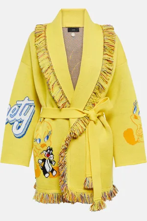 Alanui X Looney Tunes Tweety Icon wool jacquard cardigan