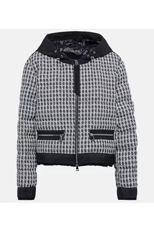 Moncler Women Jackets - Remonay technical tweed down jacket