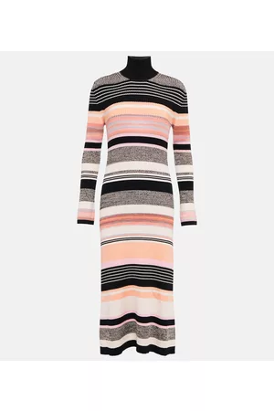 Joseph Highâneck ribbedâknit dress
