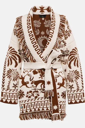 Alanui Explosion Of Nature wool-blend cardigan