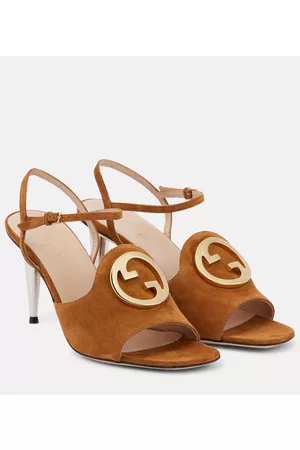 Gucci Women Sandals - Blondie suede sandals