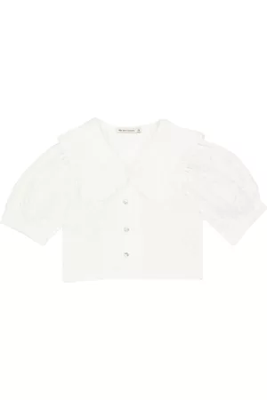 The New Society Antonella embroidered cotton blouse