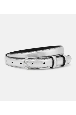 NILI LOTAN Women Belts - Jane leather belt