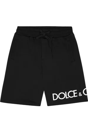 Dolce & Gabbana Men Bermudas - Logo cotton Bermuda shorts