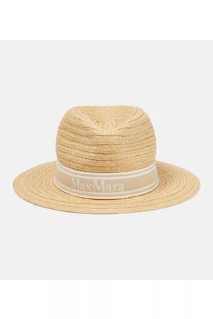 Max Mara Women Hats - Chiffon straw-effect hat