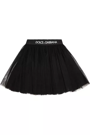 Dolce & Gabbana Baby Skirts - Logo tulle skirt
