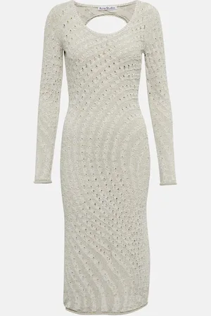 Acne Studios Keleste jacquard midi dress