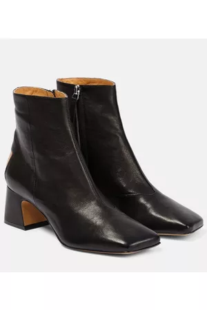 Maison Margiela Women Ankle Boots - Four-Stitch leather ankle boots