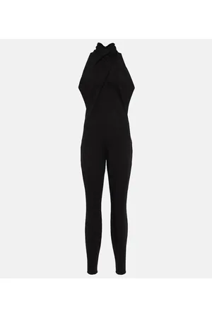 Vienne corset jumpsuit in black - Alaia