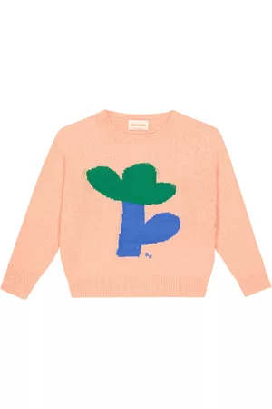 Bobo Choses Flower intarsia cotton sweater