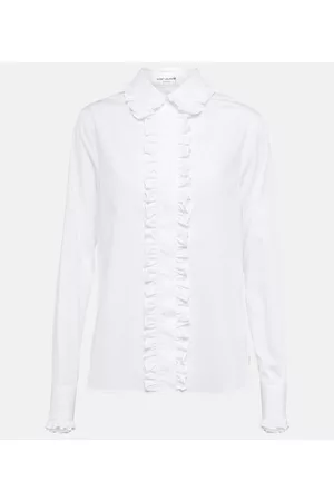 Saint Laurent Ruffled cotton shirt