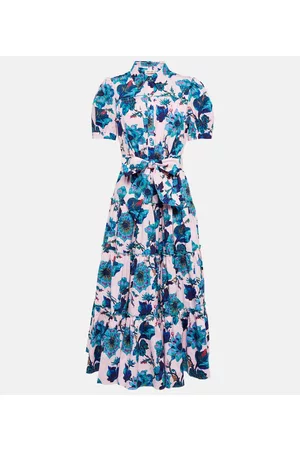 Diane von Furstenberg Queena floral cotton midi dress